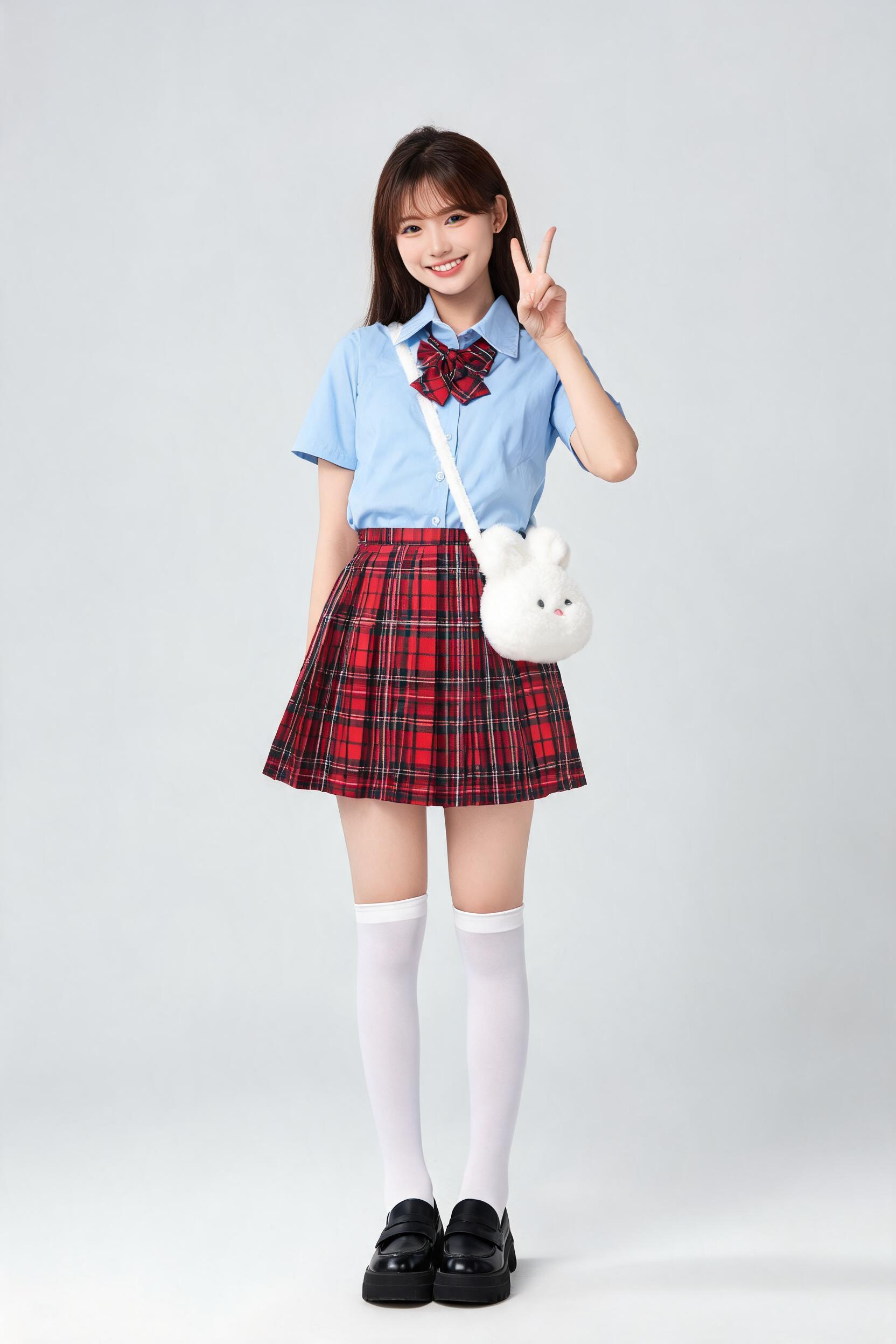 学院格裙套装