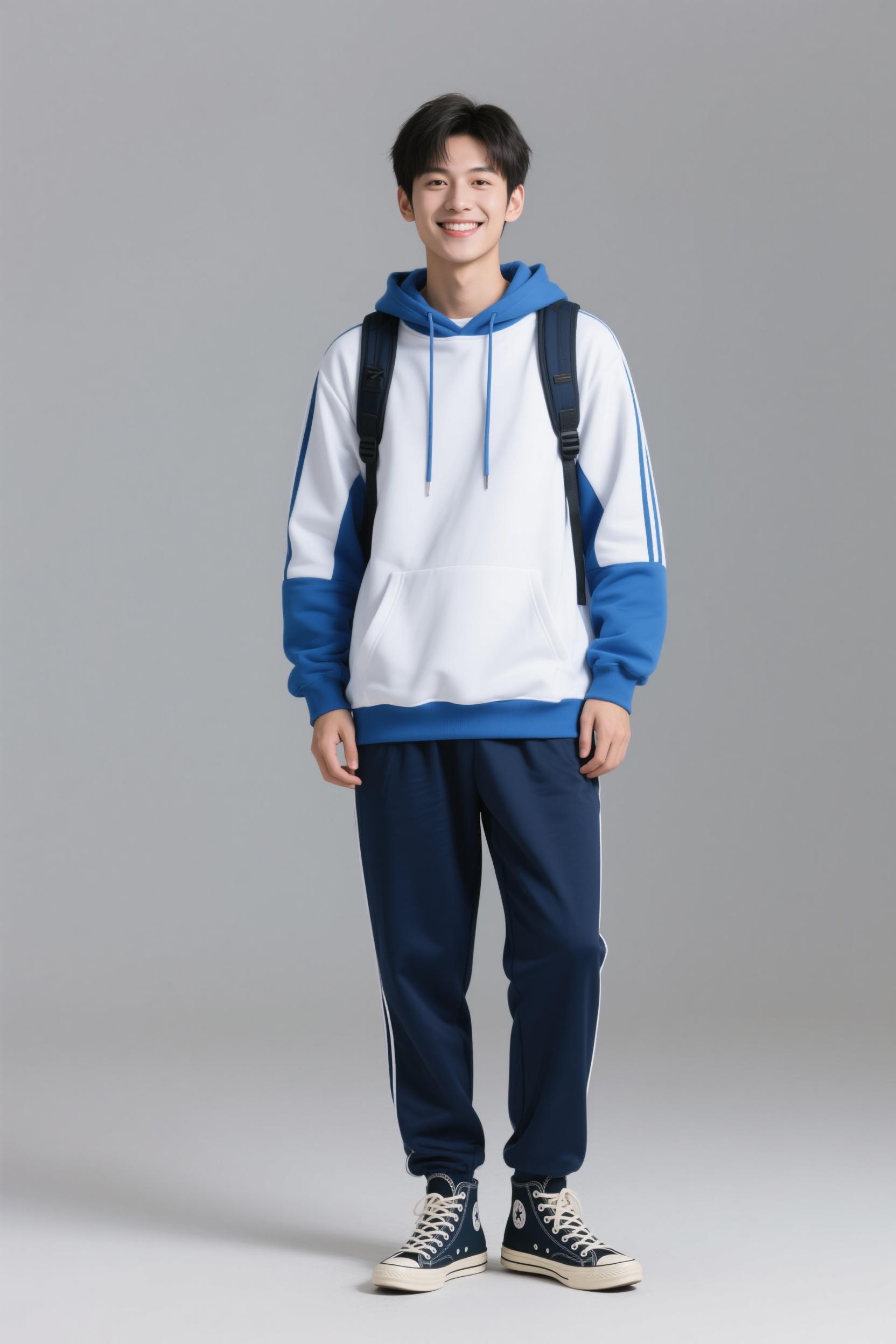 校服风卫衣