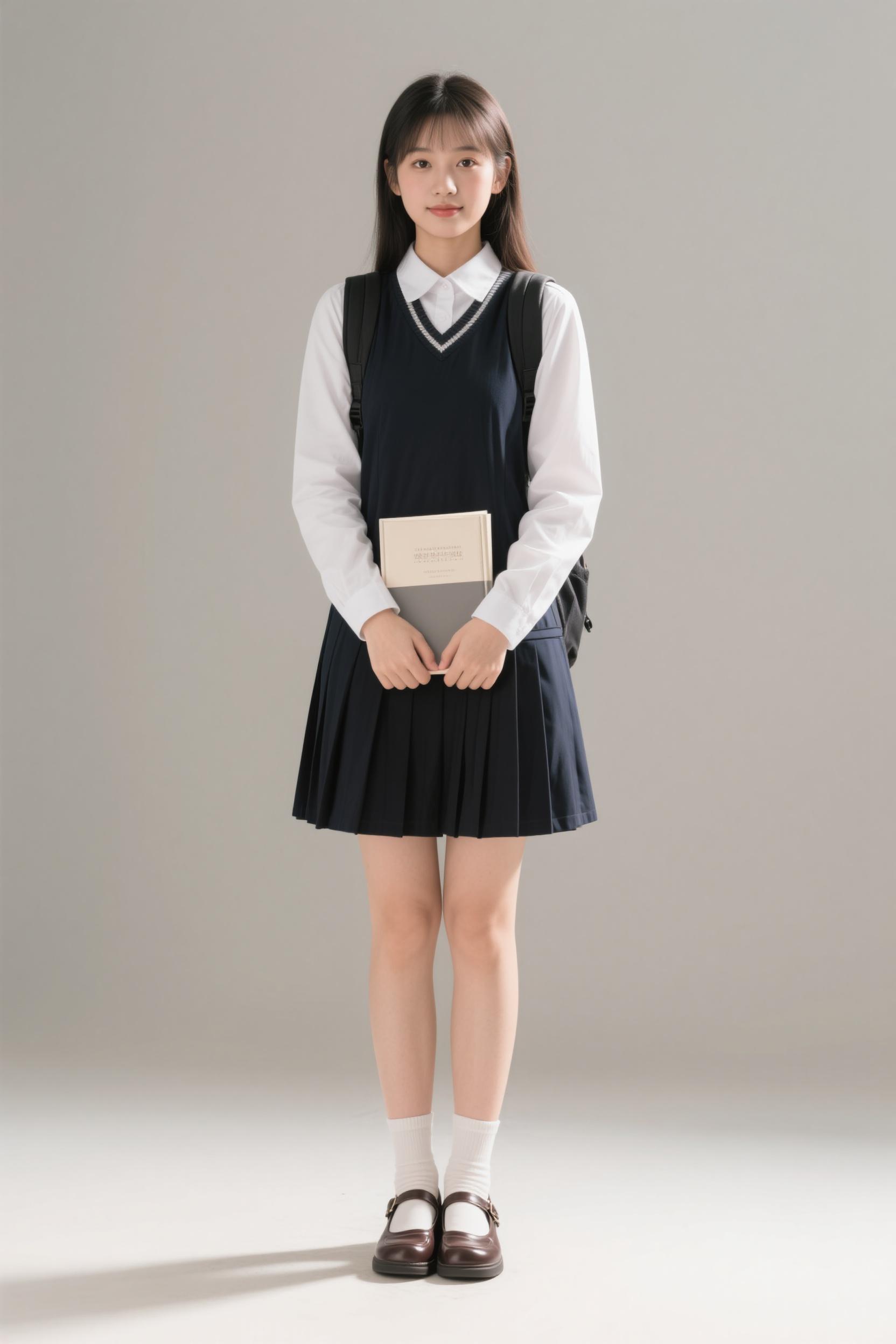 学生衬衫裙