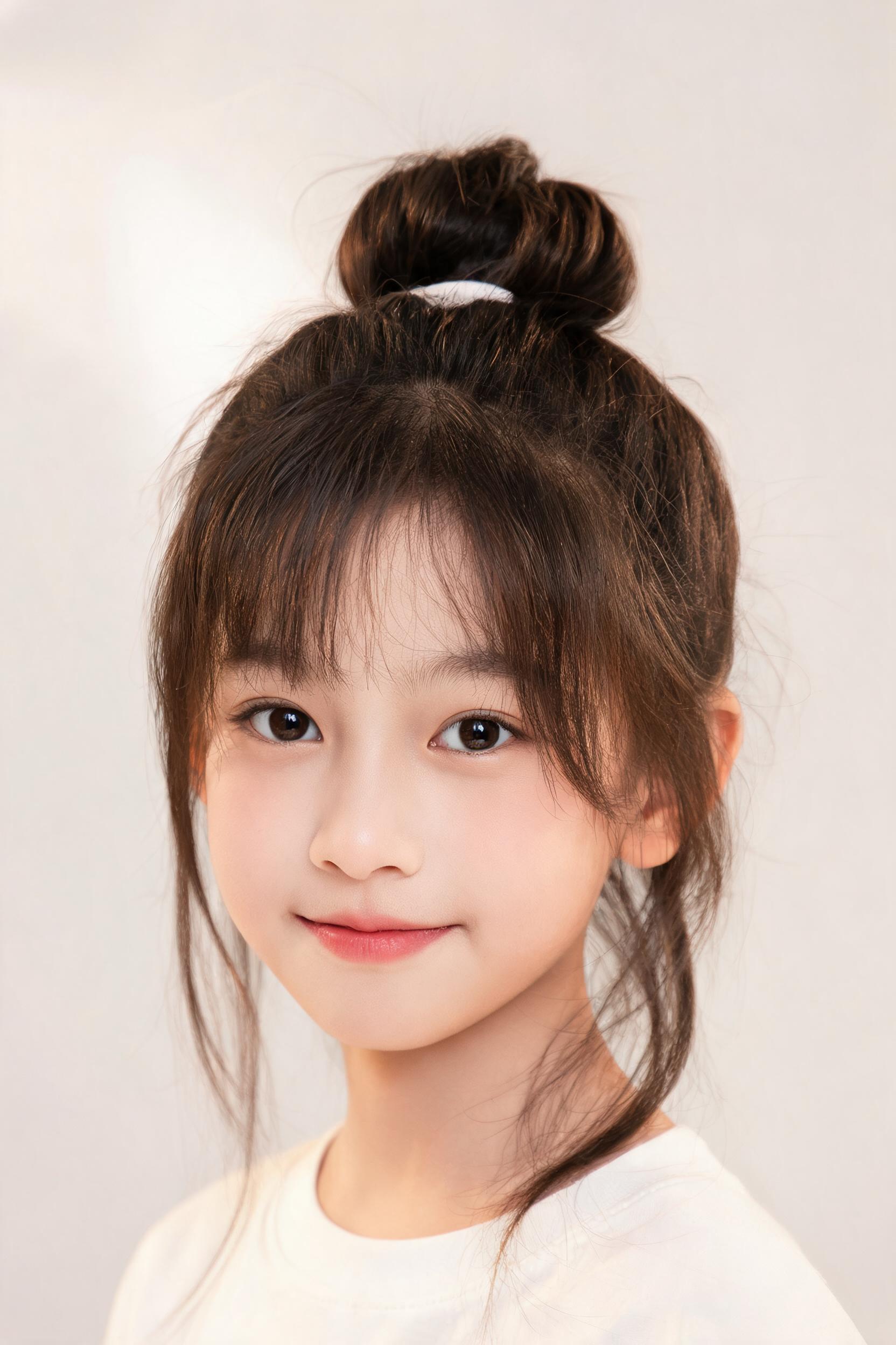 活力少女·丸子头