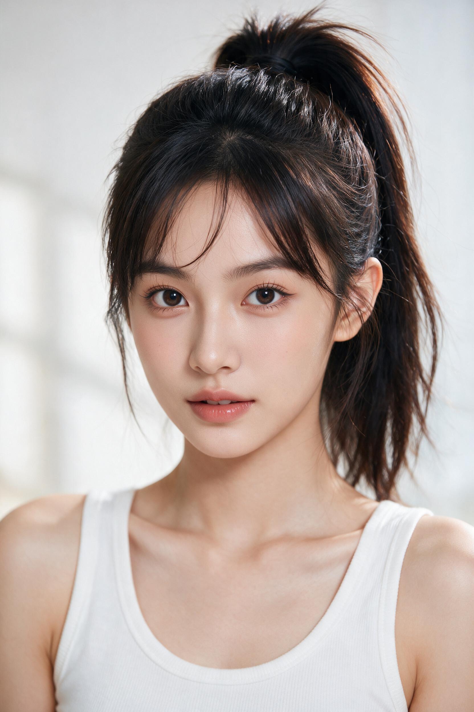 元气少女·高马尾