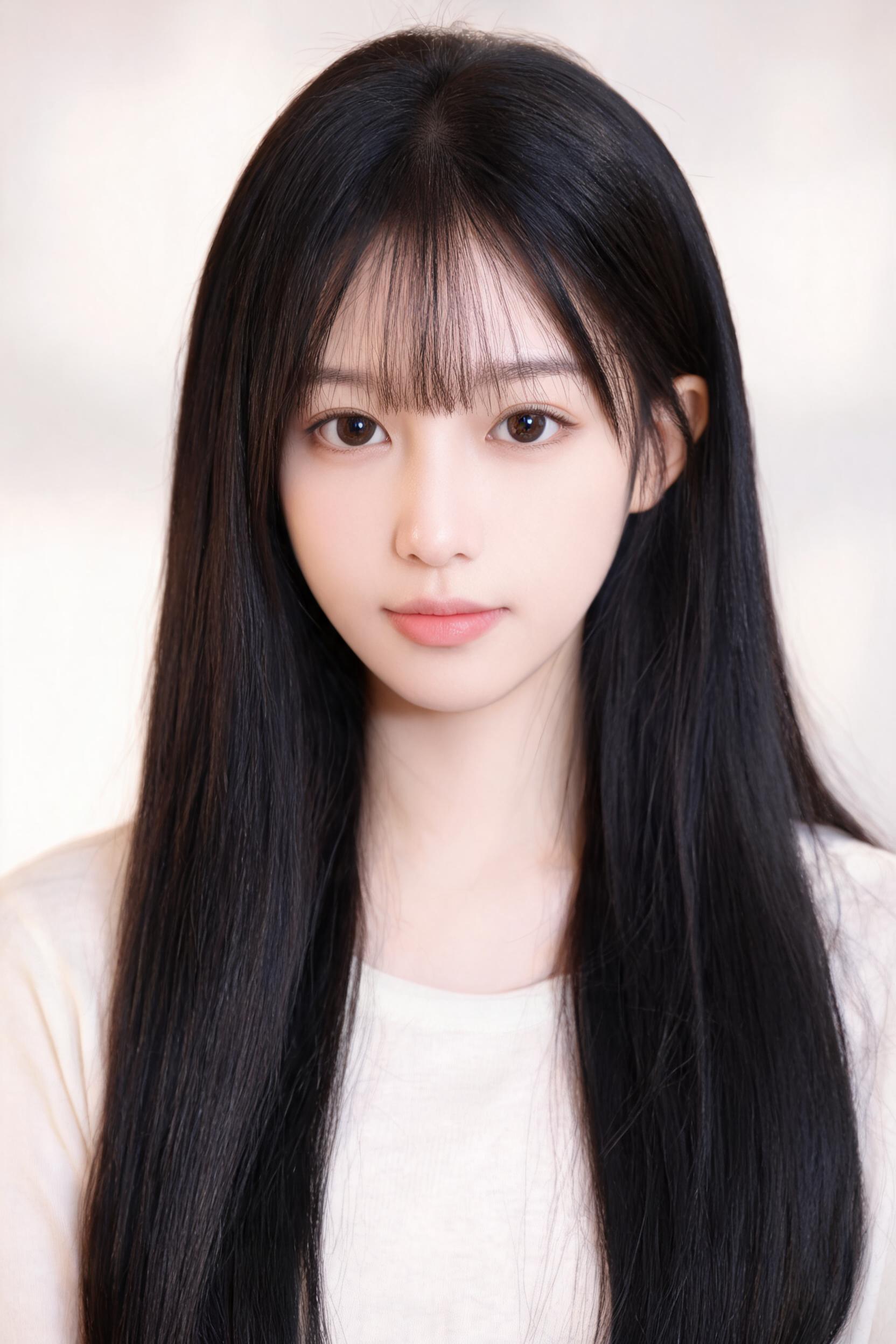 韩系小姐姐·长直发