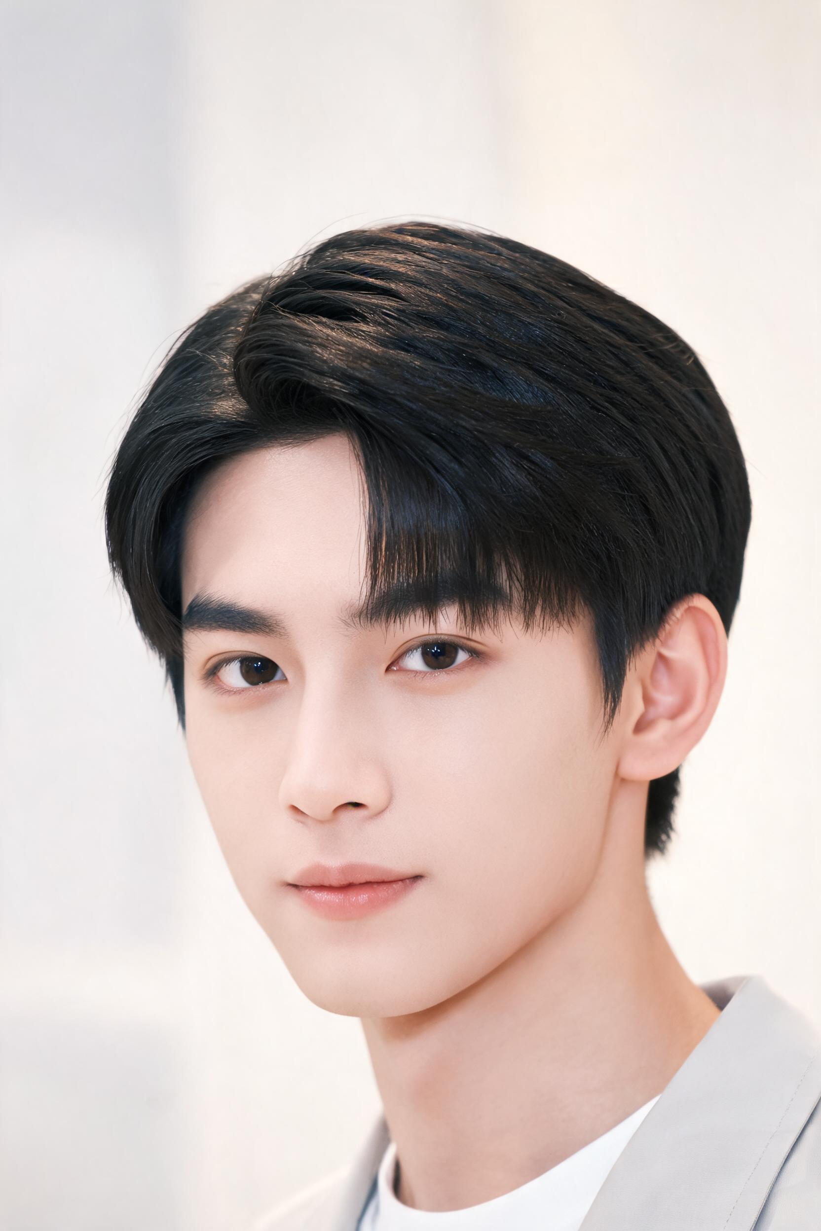 清爽少年·侧分短发