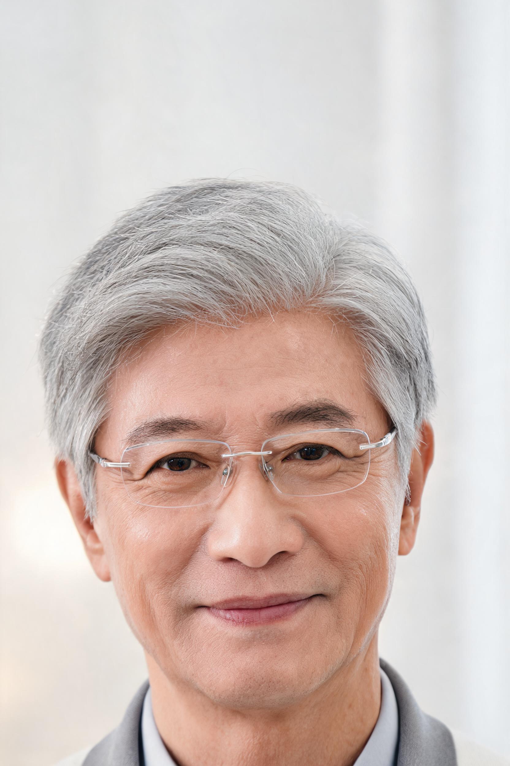 智慧长者·温和短发