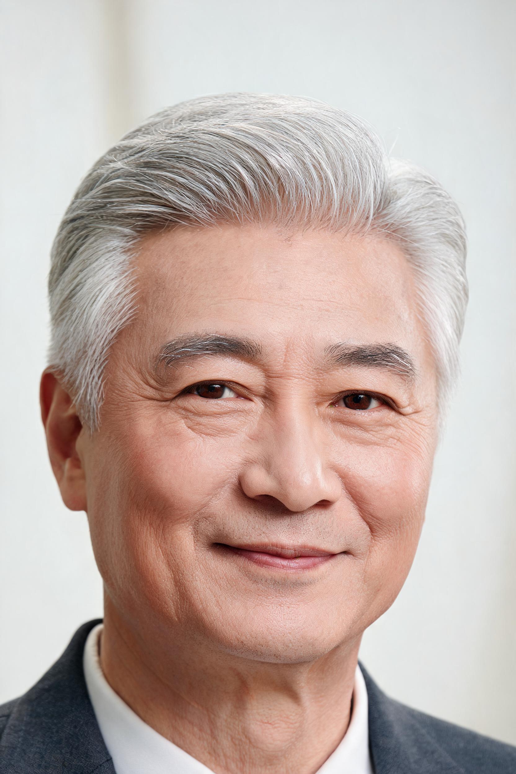 银发爷爷·背头