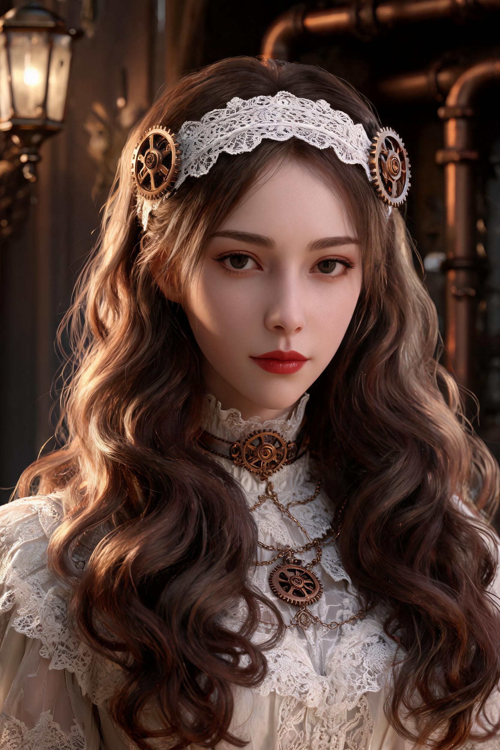 蕾丝卷发·淑女