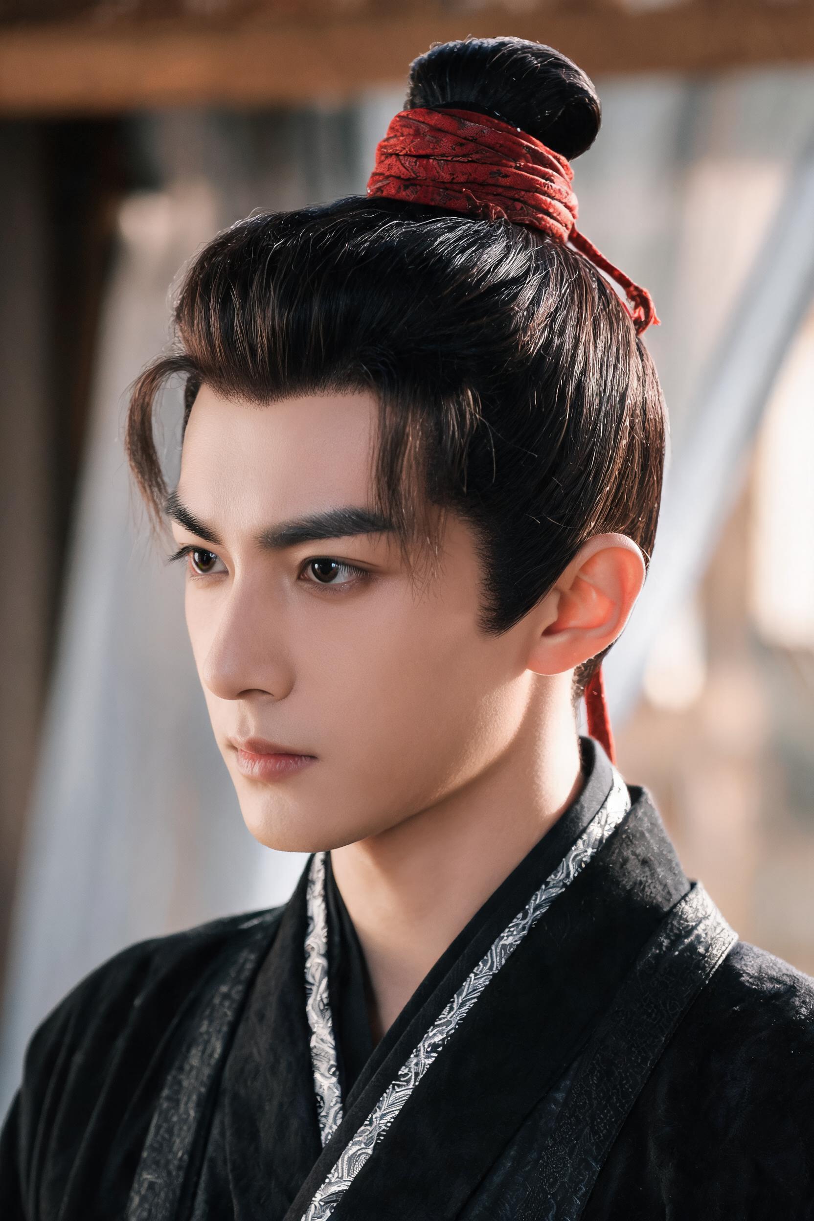 高束发髻·沙场武将