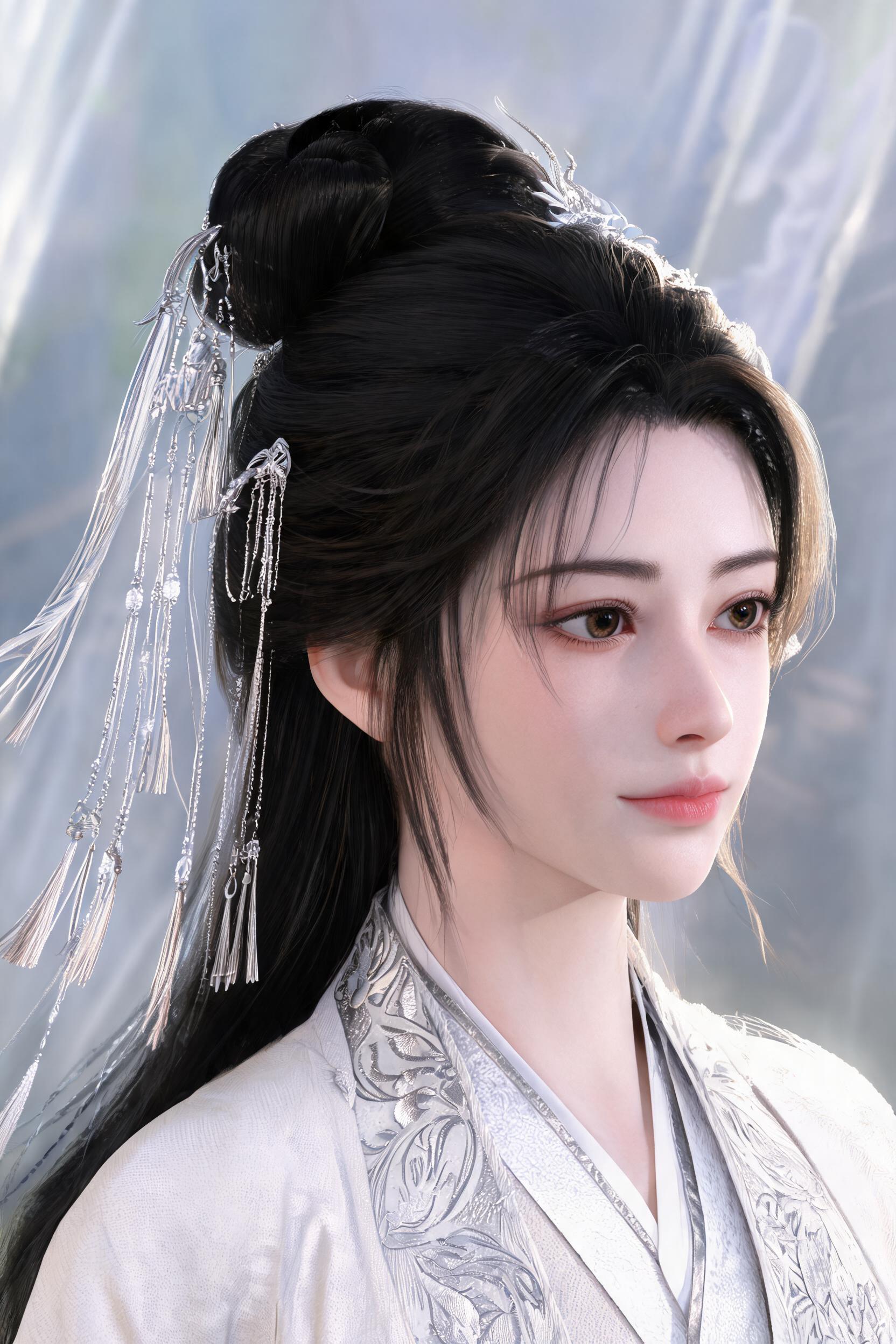 高髻流苏·仙门贵女