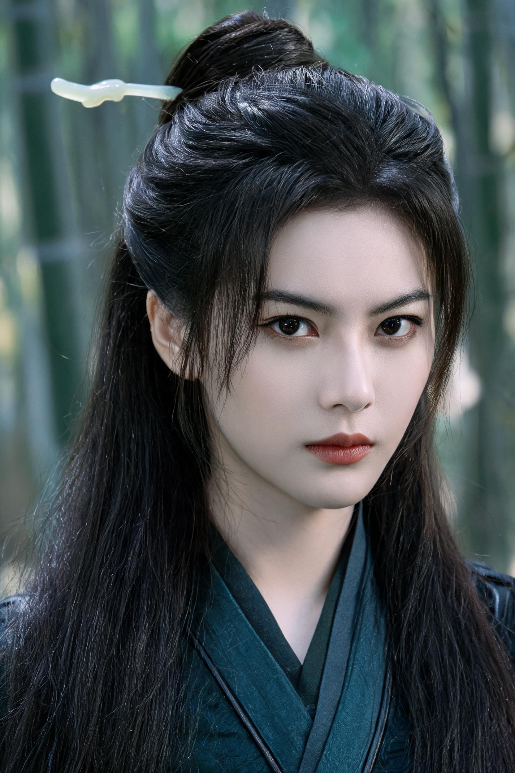 半束发簪·女剑客