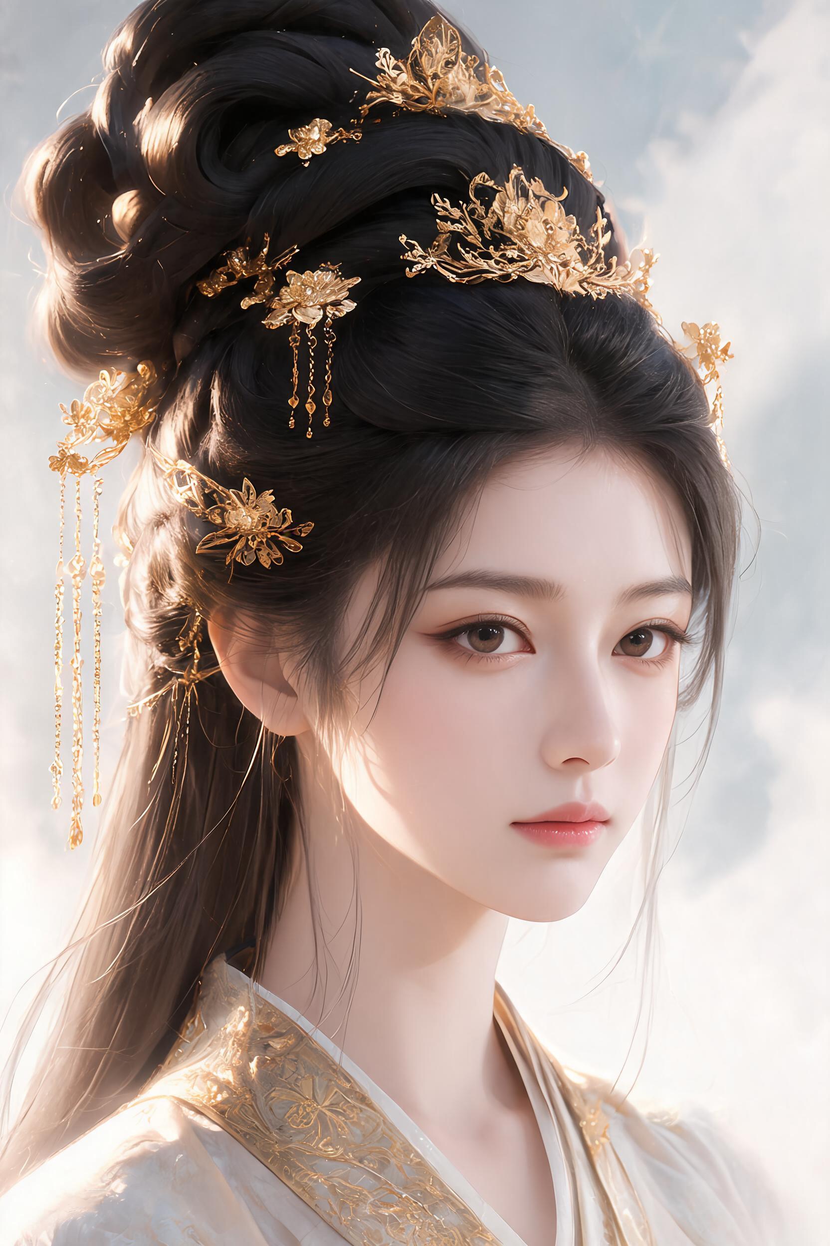 云纹高髻·天界仙子