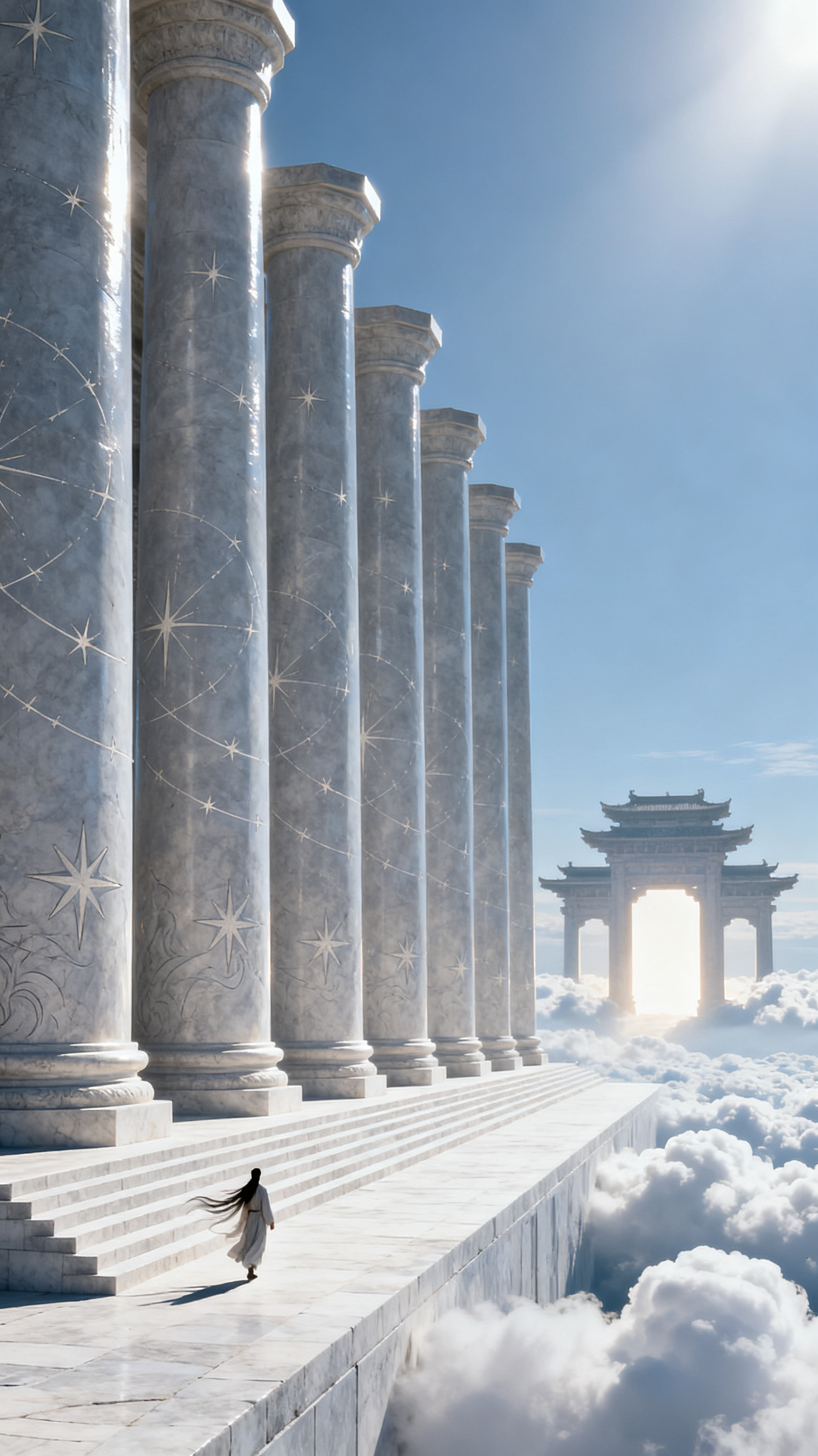 东方天宫巨构·云海殿宇史诗场景