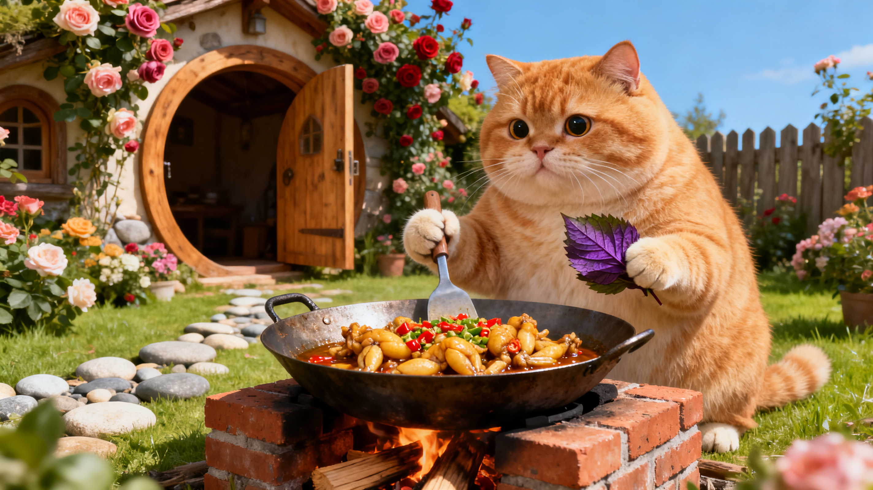 胖橘猫做饭·写实治愈拟人动物